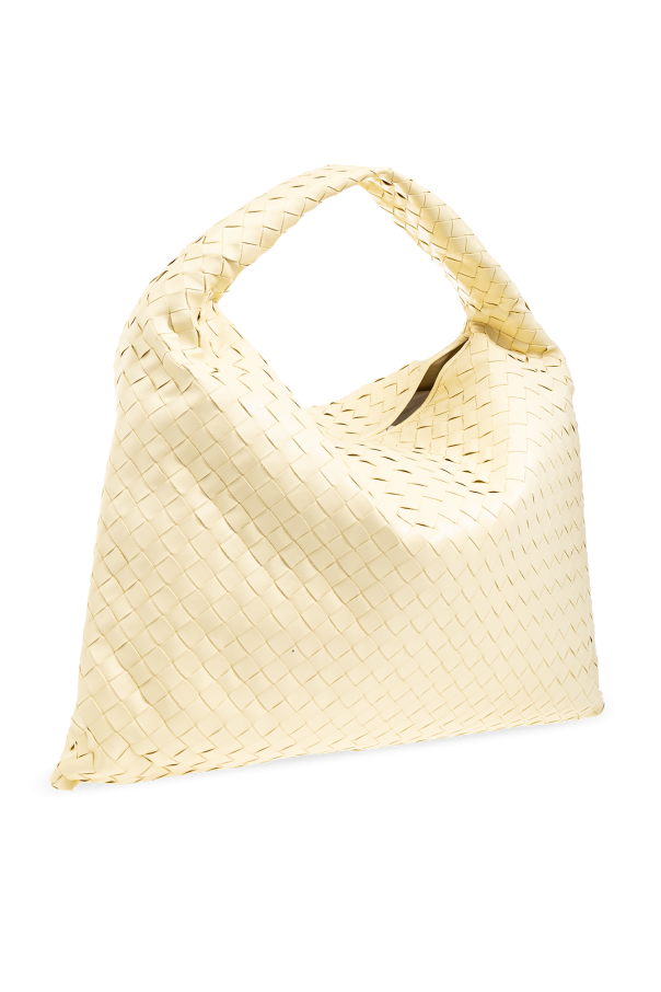 Yellow 'Hop Large' shoulder bag Bottega Veneta